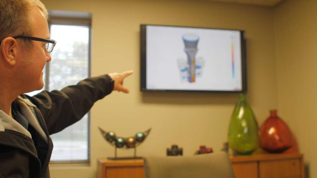 Office With Framed Design