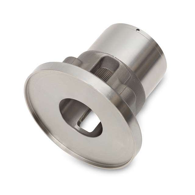 Stainless steel transportation tank valve component