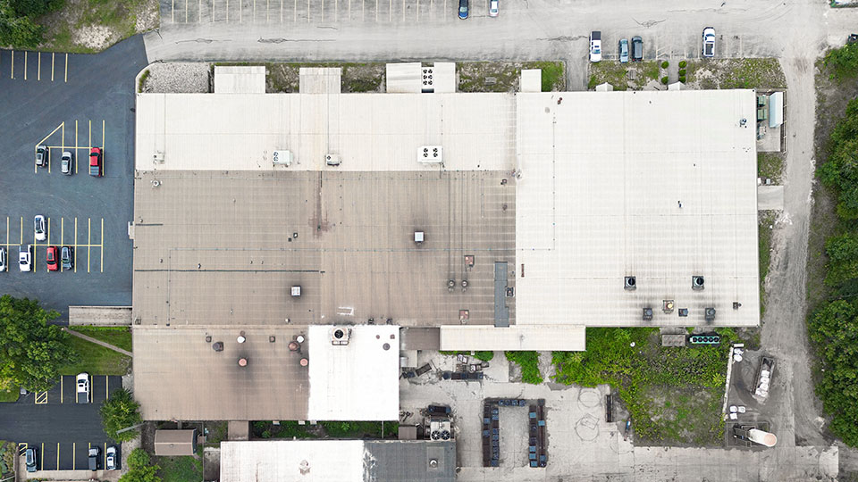 About Eagle Precision - Our Story: aerial view of Eagle Precision Cast Parts investment casting foundry