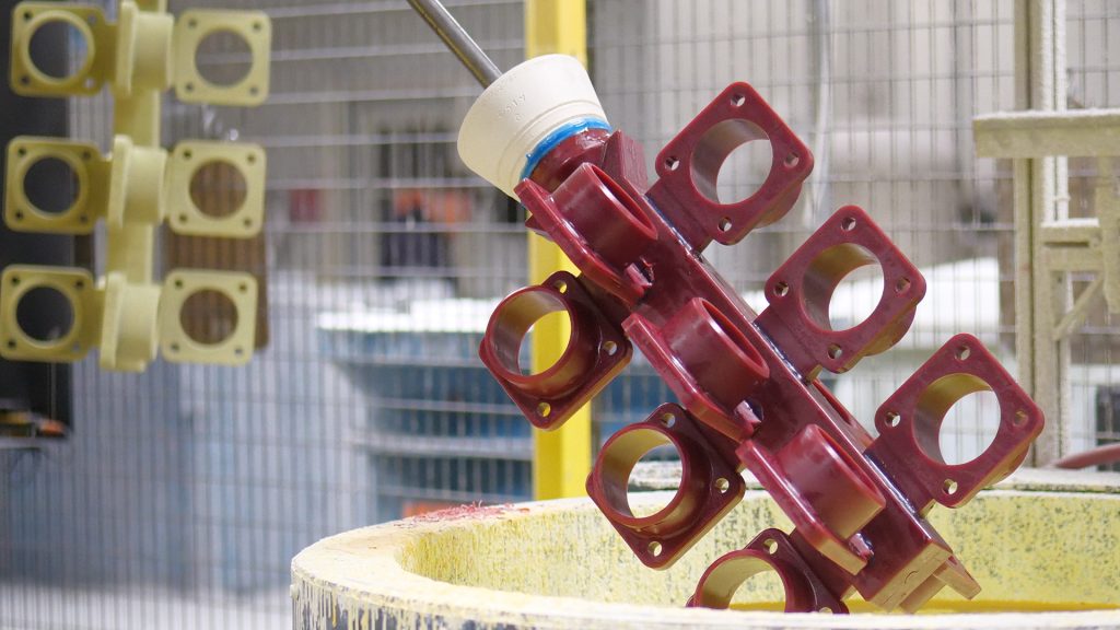 Dipping: robotic arm performing primary dip