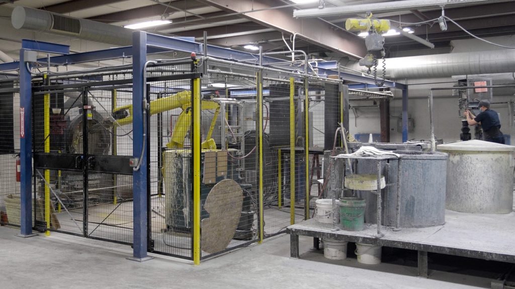 Dipping: automated robotic dipping cell